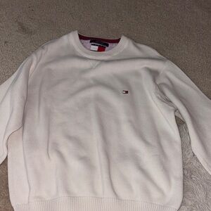 Tommy Hilfiger Men's Off-White Crewneck Sweater